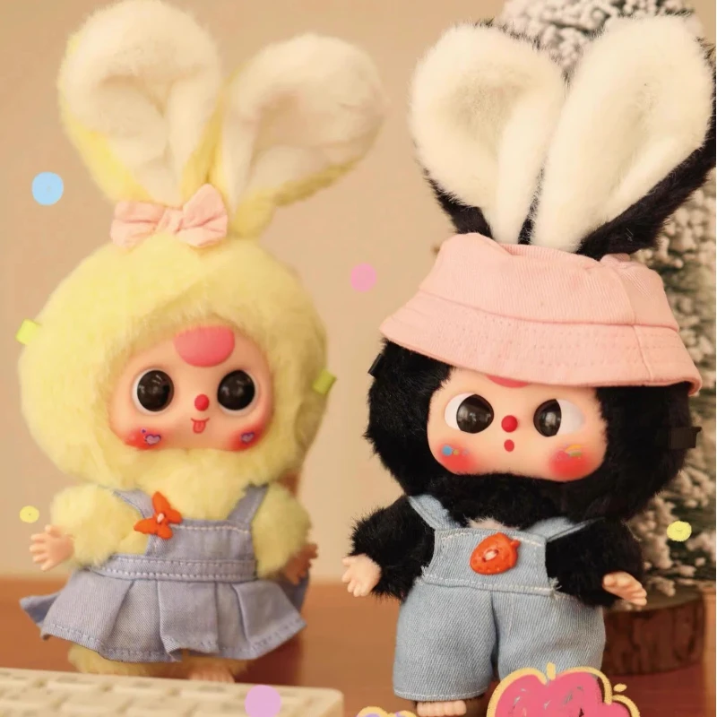 

Новая оригинальная серия Baby Three Macaron: милые кролики, коллекционные фигурки в закрытой упаковке, пушистые мультяшные модные куклы-подвески, подарок на день рождения для девочек, детские игрушки