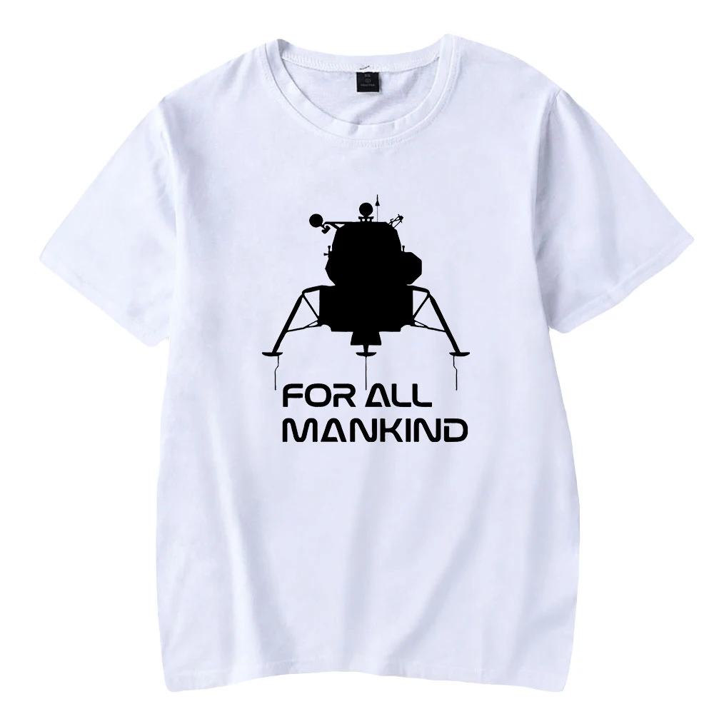 

For All Mankind Television Tee Crewneck Short Sleeve Men Women T-shirt Harajuku Streetwear Casual Style Funny Clothes