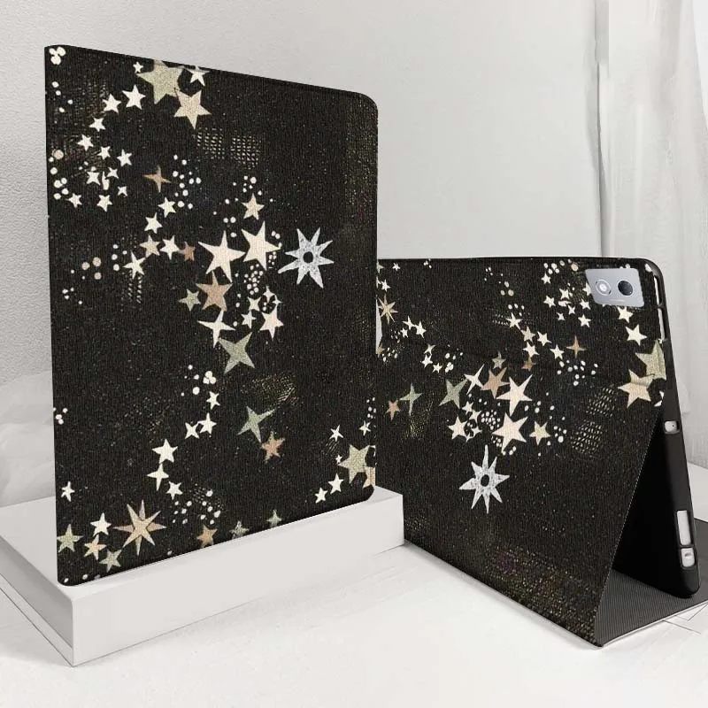 

Cartoon Starry Red Black For Lenovo Pad Legion Xiaoxin Tab Y700 K10 M10 P11 3rd Pro GT Plus Gen 5G Tablet Case