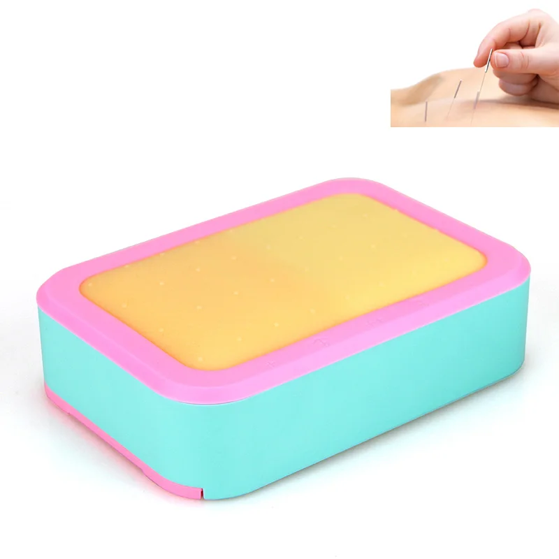 acupuncture skill learning practice simulation skin model acupuncture training bag tool storage box