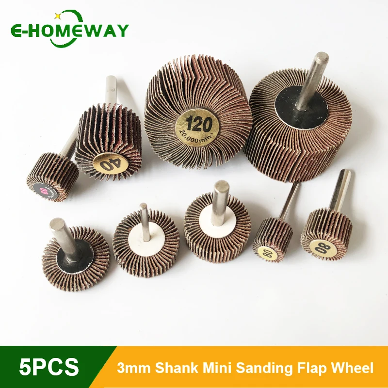 Sanding Flap Wheel With 3mm 1/8