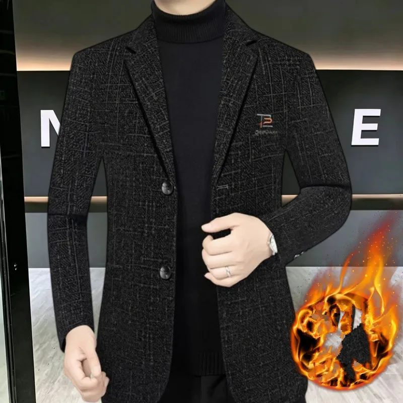 High-Quality Fashionable Versatile Business Casual British Style Suit Jacket Stylish All-Match Leisure Outerwear