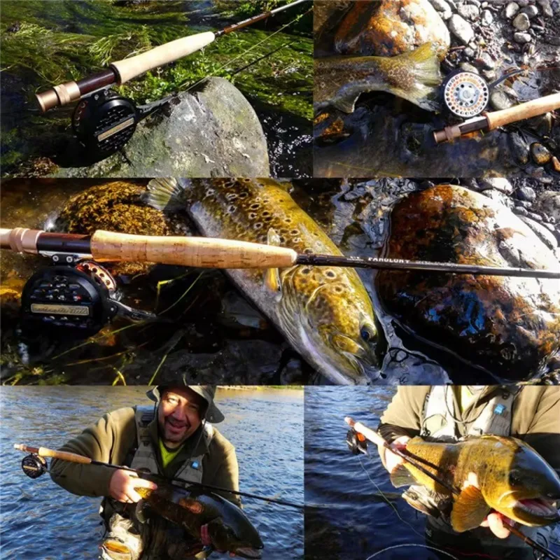 Picture 5: Novel New Design Fishing Rod Fast Carbon AA Cork Handle 6 Section Flying Rod