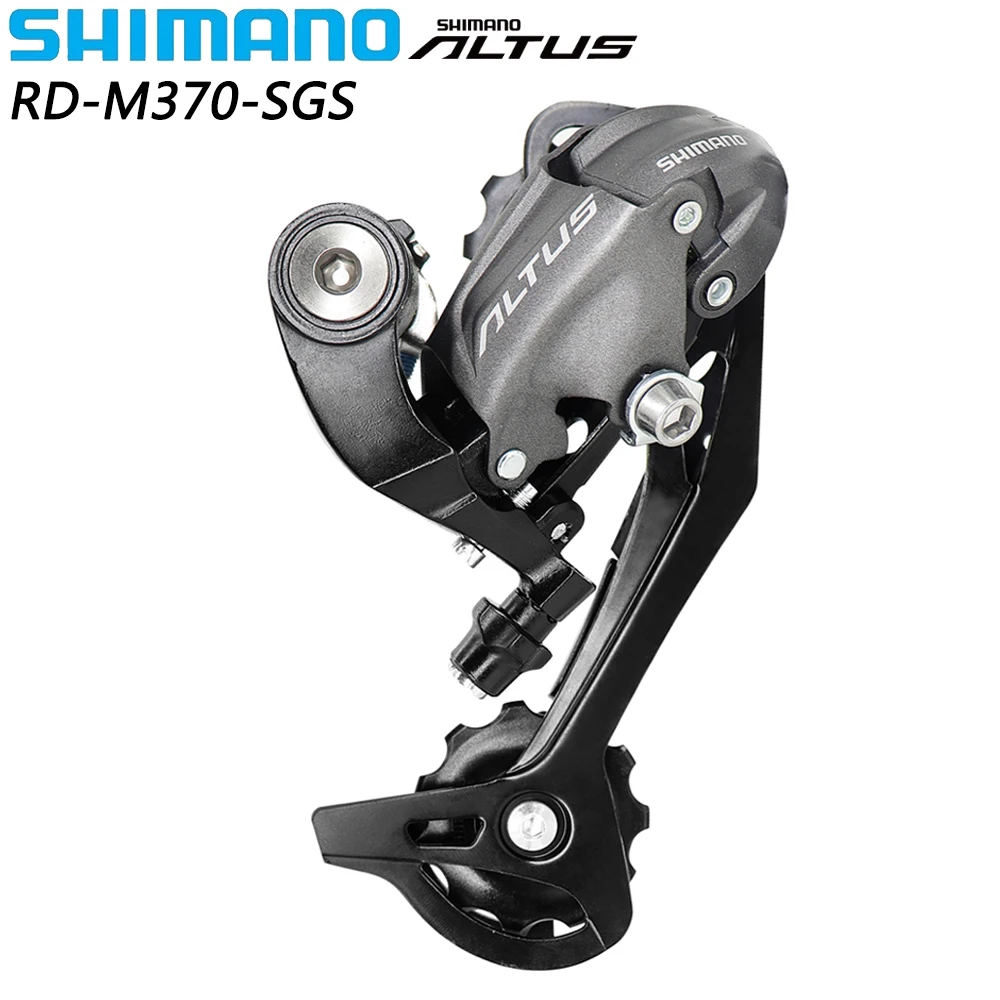 

SHIMANO ALTUS M370 9 Speed MTB Bike RD-M370-SGS Rear Derailleur For Mountain Bike Original Bicycle Parts