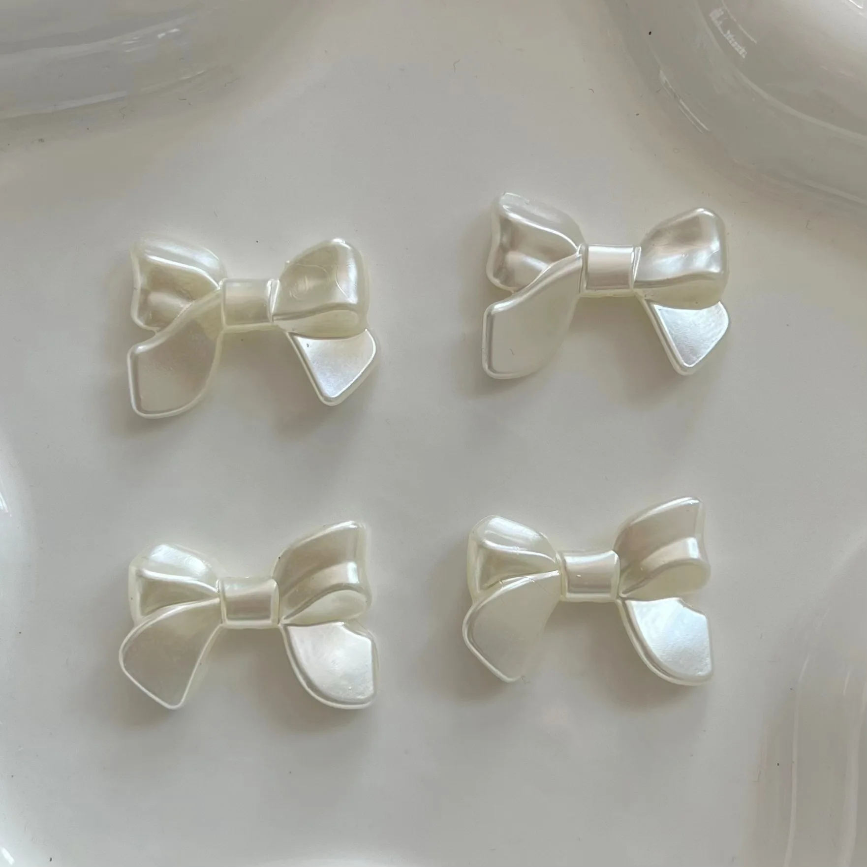 

5pcs miniso series bow cartoon резиновые кабошоны из смолы материалы для поделок diy