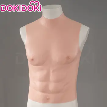 SKLADEM Falešné svaly Hra Anime Cosplay Rekvizity DokiDoki Muži Realistické falešné falešné hrudní svaly Cosplay Alhaitham Rekvizity Halloween 10 nejlepší prodej falešné svaly na hrudi - №10