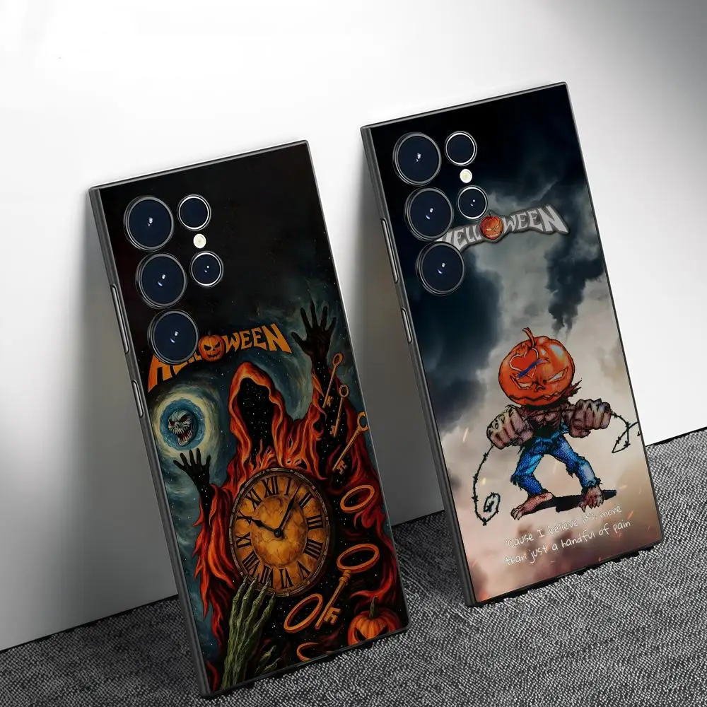 Band H-Helloween Phone Case For Samsung Galaxy S26 S25 S24 S22 S23 Ultra S21 S20 Plus Frosted Full Soft Case