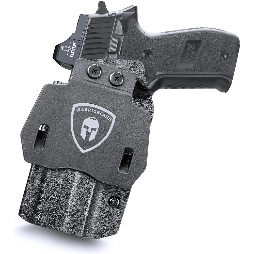 

Только для кобуры Kydex OWB для Sig P226, с вырезом под оптику, регулируемым углом наклона, кобура на лямке 1,75 дюйма, для правой руки.