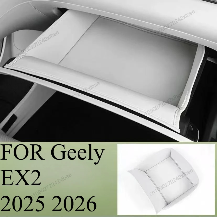 

Passenger Side Glove Box Organizer Tray Non Slip Multi Compartment Auto Storage Accessories For Geely EX2 Geome GEME 2025 2026