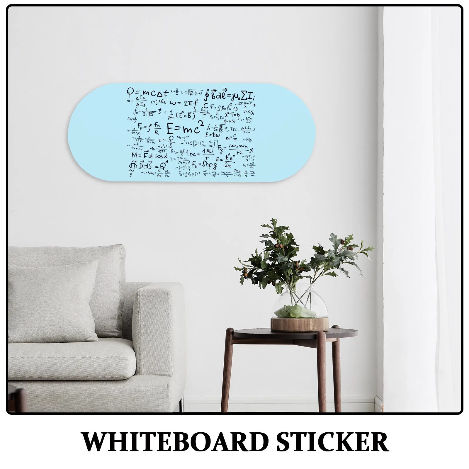 Removable Dry Erase Whiteboard Sticker Self-Adhesive Erasable Message Board for Kitchen Fridge Wall Desk Meeting Room