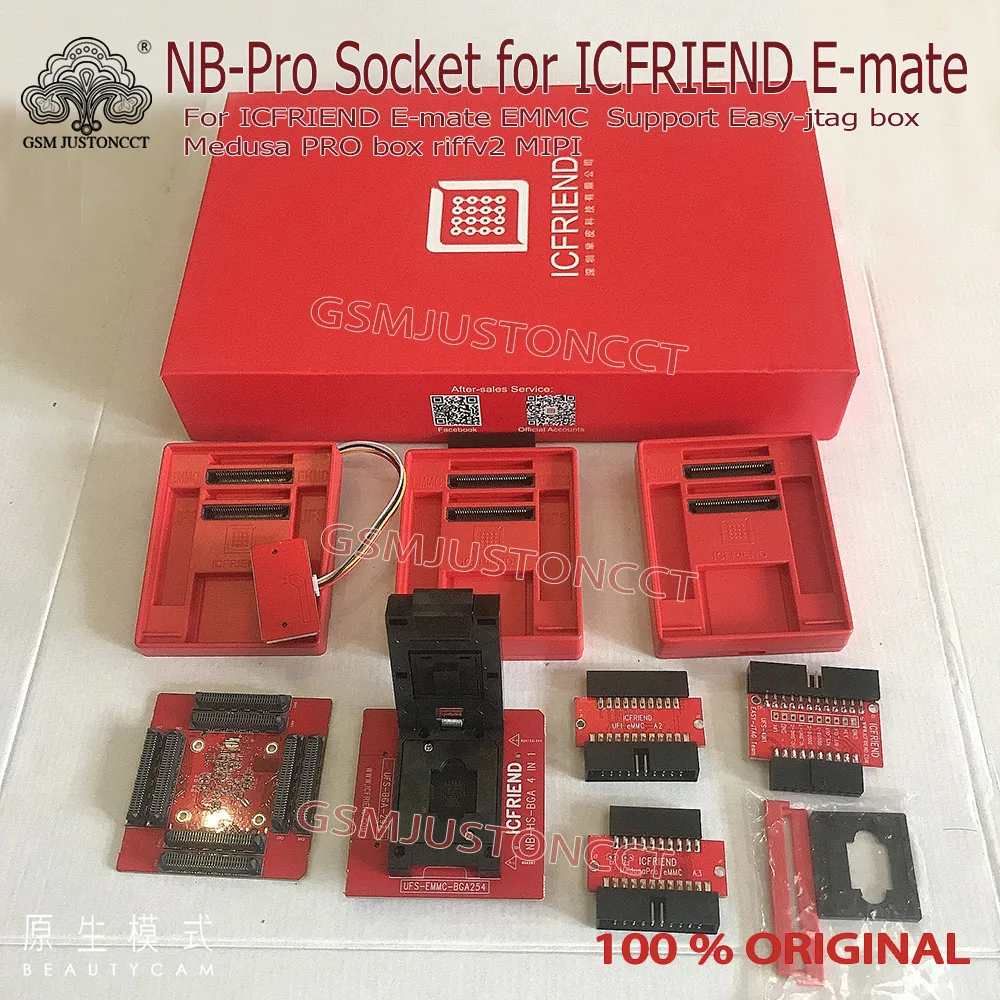 

E-mate icfriend NB max socket для easy j-tag,medusa pro II ,UFI Box ,Mipi Box с ufs 4 в 1( UFS 153,UFS 297,UFS 254)