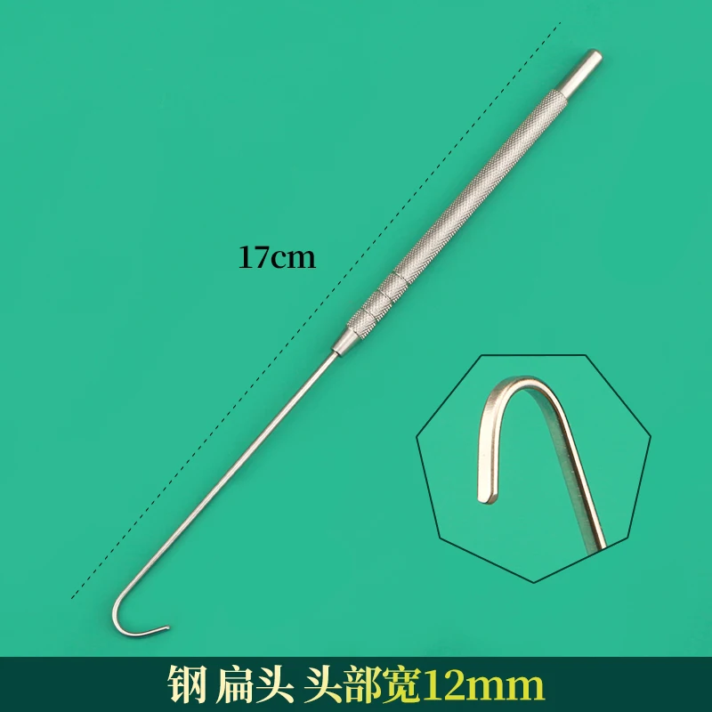 Uterine hook Animal Ovariectomy Spay Snook Dogs Cats Veterinary Pet Orthopedic Instruments