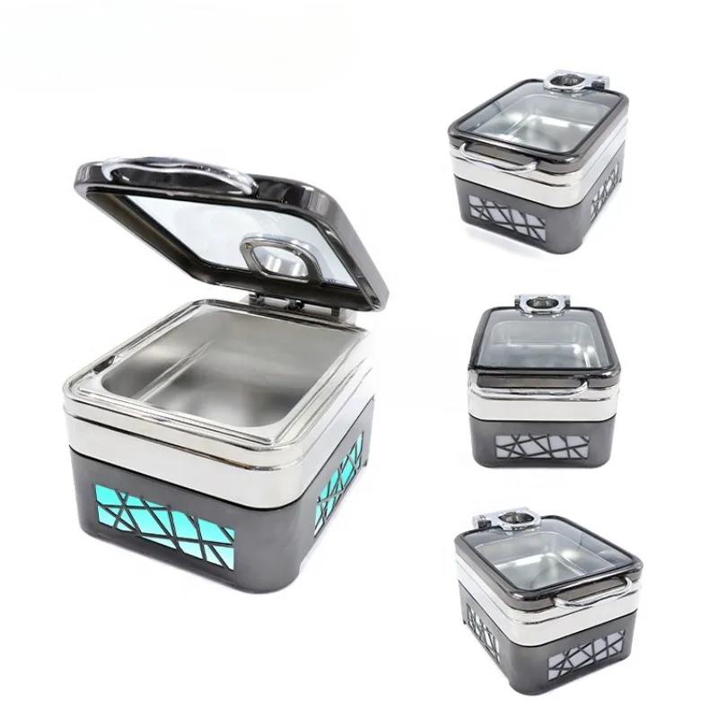 hotel & restaurant supplies food warmers buffet chafing dish arabic hydraulic chafing dishes with LED base