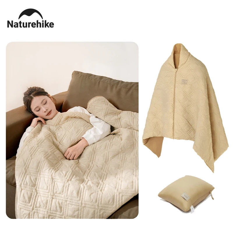 Naturehike Heated Blanket USB Electric 3 Heating Levels Outdoor Wearable Cloak Poncho Sleeping Bag Warming Jacket Home Office