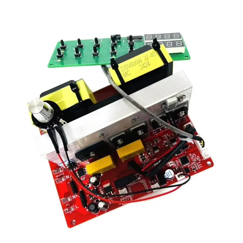 220V 33KHZ Digital Ultrasonic Cleaner Control PCB 600W Power Generator Module Board