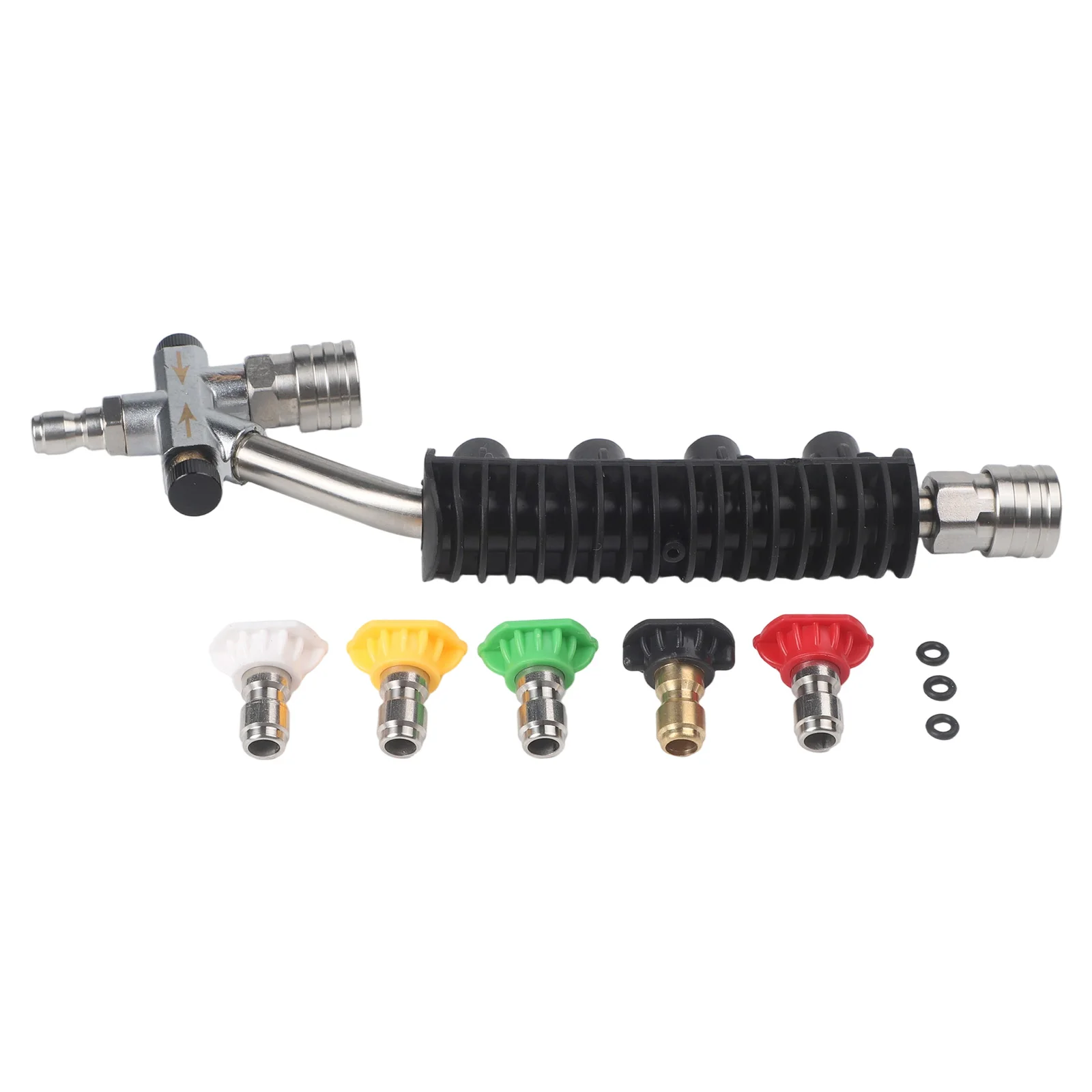 Curved Rod Extension Wand Easy Storage Solution Effortless Access High Pressure Compatibility For Hard-to-Reach Areas