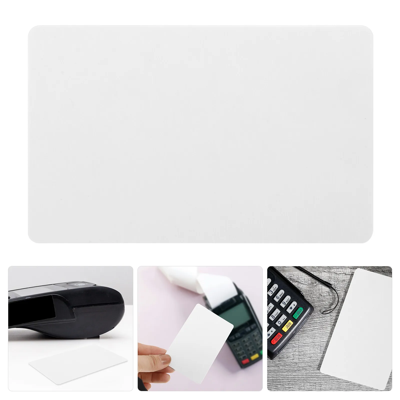 5Pcs Cleaning Card Reader Cleaner PVC Material Reusable for Pos Terminal Bank Atm Printer Cleaning Tool