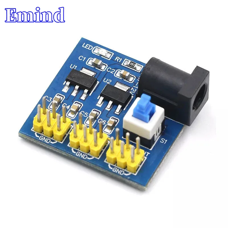 10/20/50/100/200Pcs Power Module 3.3V 5V 12V Multiple Output Voltage Conversion Module DC-DC 12V to 3.3V 5V