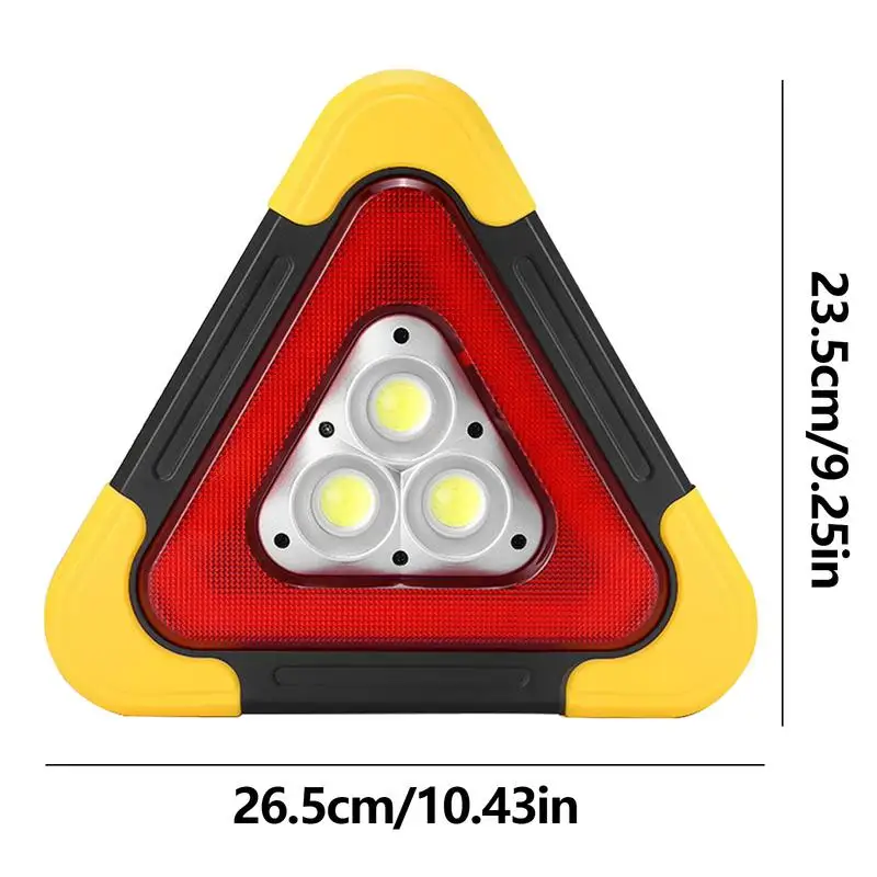 Auto LED Triangle Warning Light Foldable Triangle Warning Light Car Emergency Triangle Warning Light Car Accessories