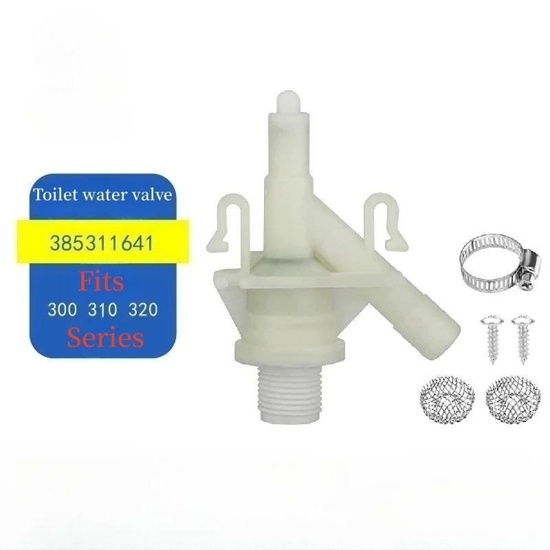 

New Durable Plastic Water Valve Kit 385311641 for Dometic 300 310 320 series - for Sealand marine toilet replacement