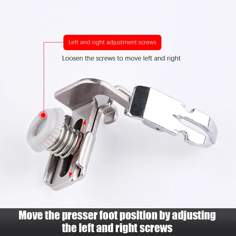 Universal Sewing Machine Part Invisible Zipper Left And Right Unilateral Presser Foot Adjust Sewing Machine Presser Foot