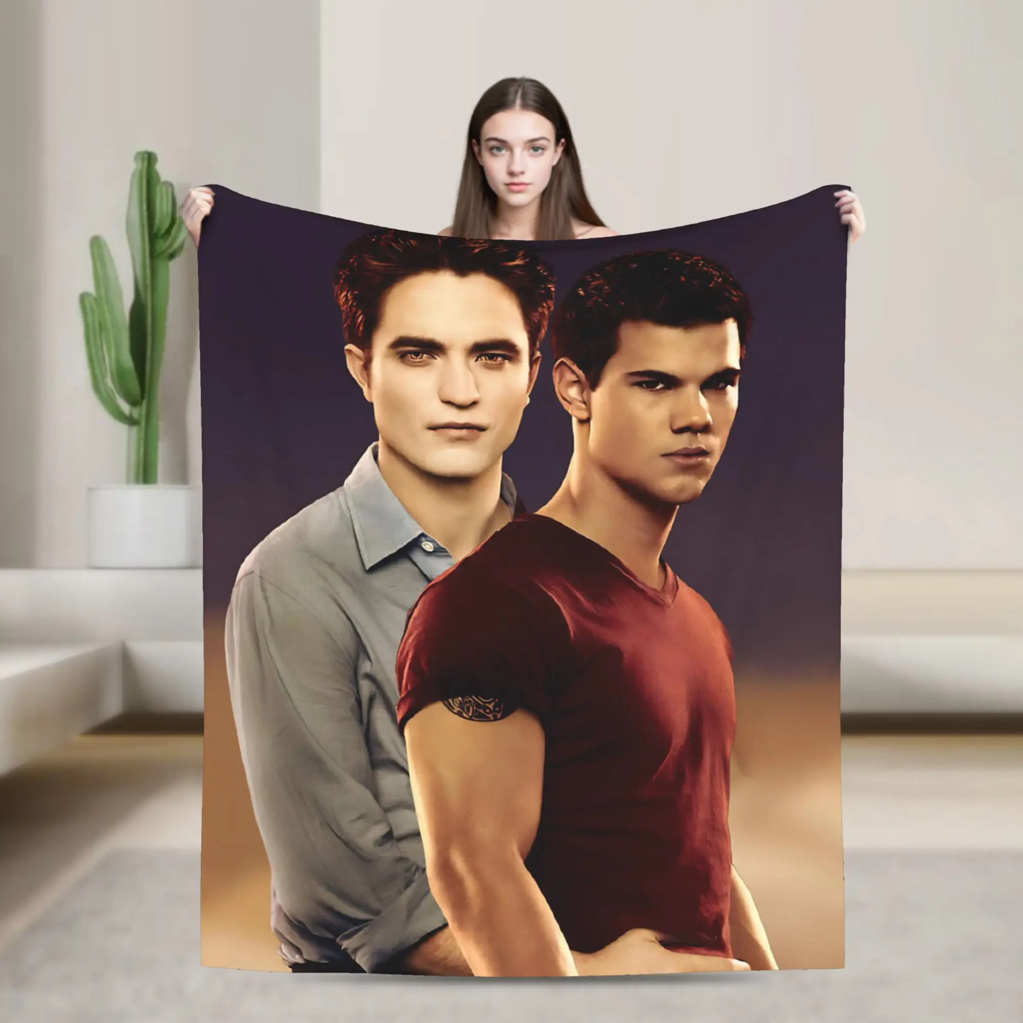Twilight Meme Funny Blankets Movie Flannel Funny Soft Throw Blanket for Home Summer,