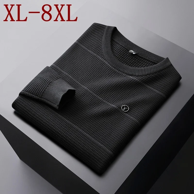 

8XL 7XL 6XL New Fall Winter Luxury Brand Sweater Men Long Sleeve Loose Male Pullovers With Deer Fashion Mens Christmas Jumper