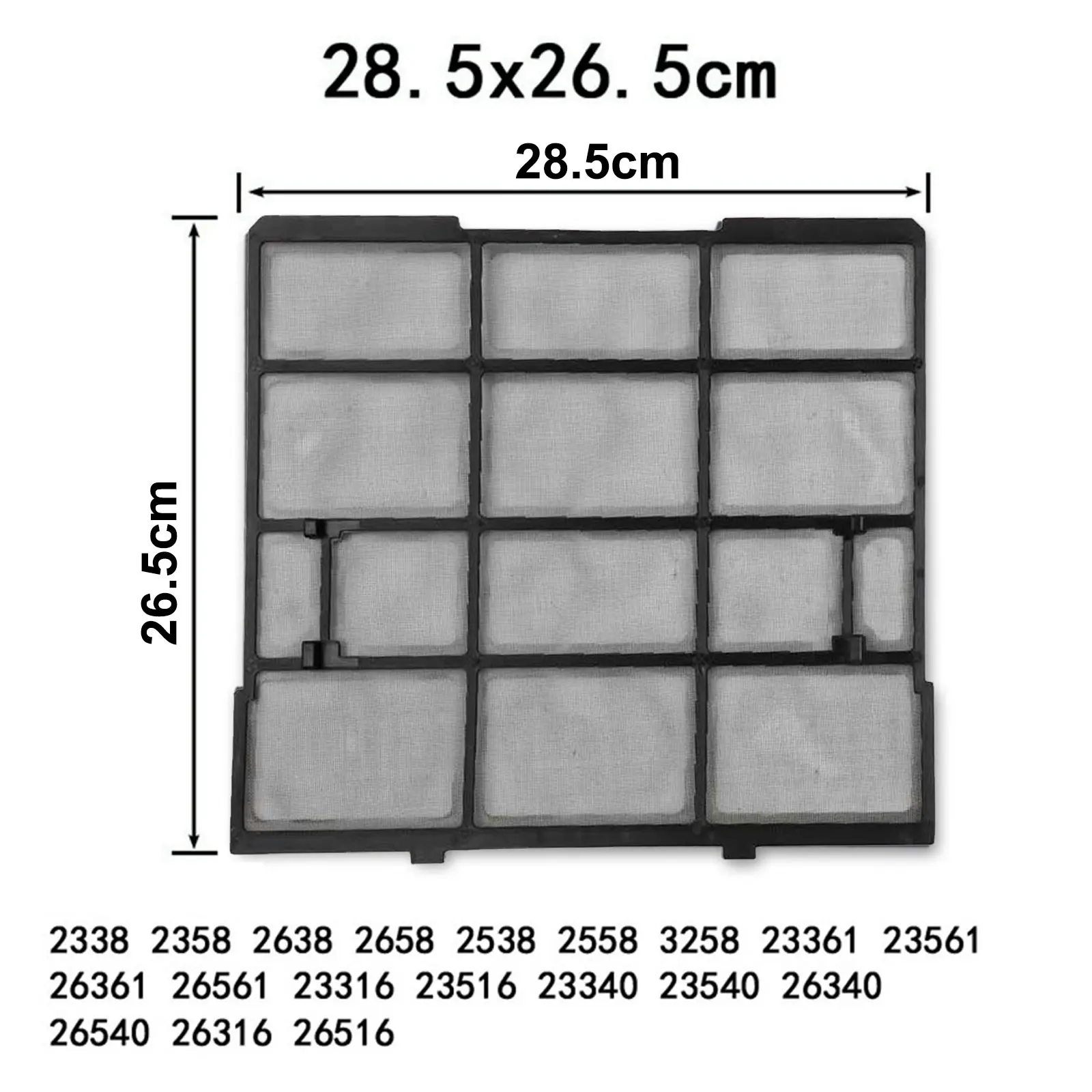 Air Conditioning Protector Air Conditioner Filter Seasonal Cleaning Sturdy Material Dustproof Design Multiple Styles Available