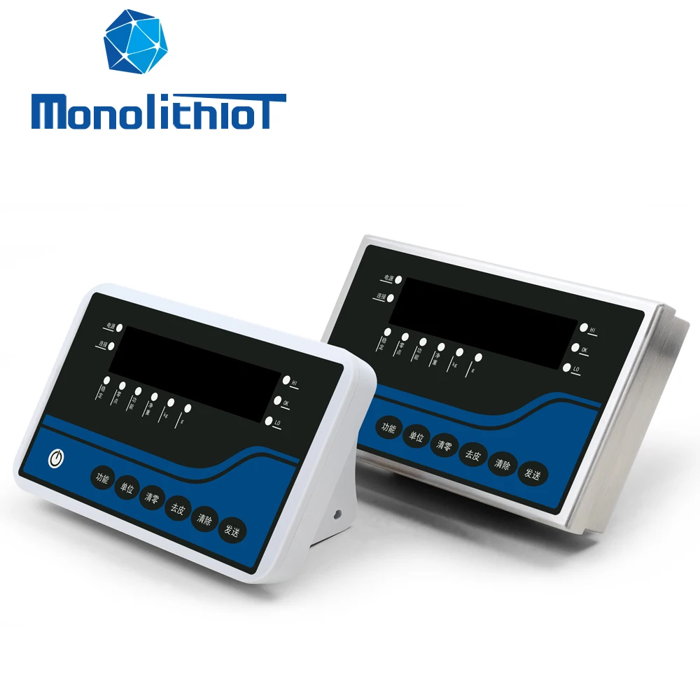 MonolithIoT MTS-3000 Smart Digital Weighing Terminal Retail Retail Industrial Scale System Indicator for Bench Floor Scale