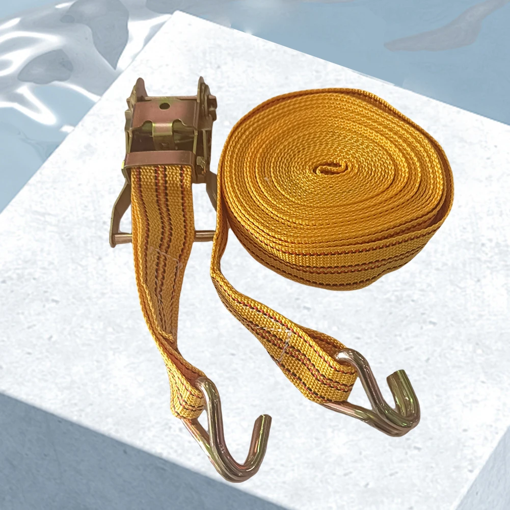 Car Strapping Belt Tensioner 3/6/8/10 Meter Load Winch Towing Rope Thickened Binding Strapping Tensioner Tighten Belt Strap Rope