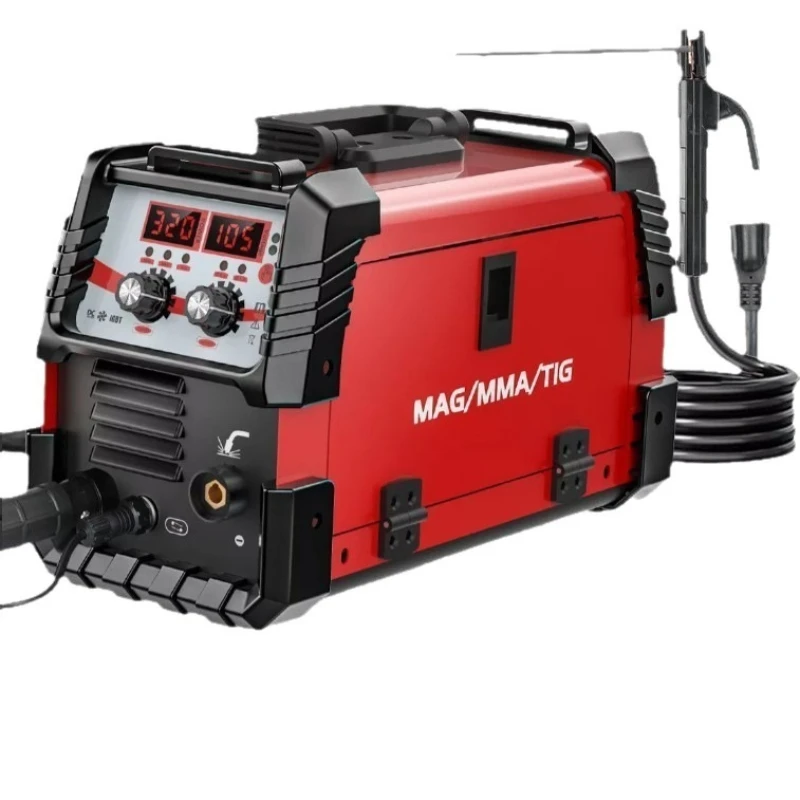 

New airless two-protection welding gas manual dual-purpose household electric welding machine small spot welding machine