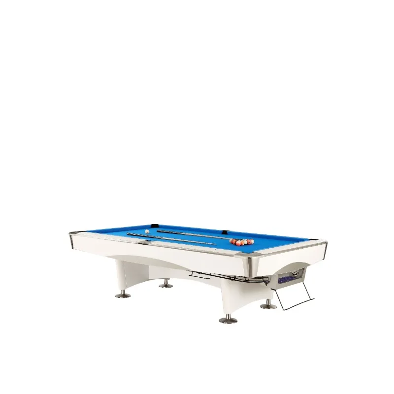 Automatic ball return pool table professional use modern style sports pool table slate cushions wood