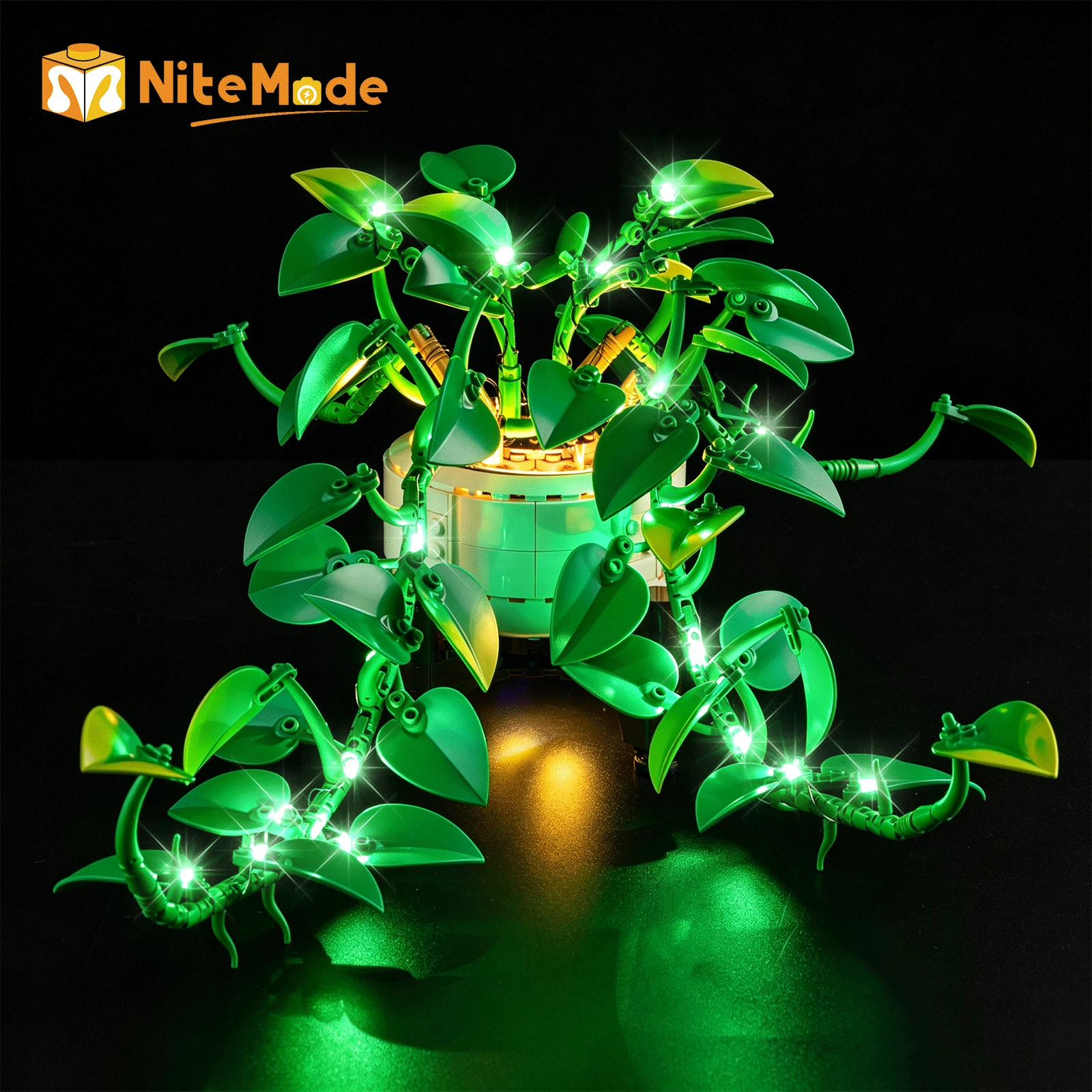 Easylite Led Light Set Suitable for Lego Hanging Golden Pothos 11512 (No Model)
