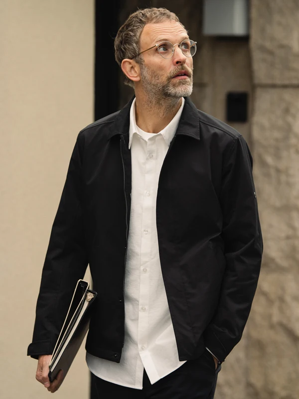 

Pilot Jaet Men's Spring Autumn Casual Flip Collar Stand up irt Lightweight Busin Sle Dad Clothes Polyester Fiber