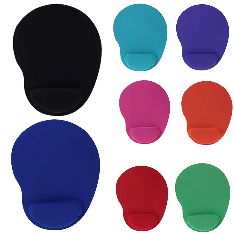 

F42D Mouse Pad Small Computer Office Game Table Pad Solid Color Non-Slip Mouse Mat