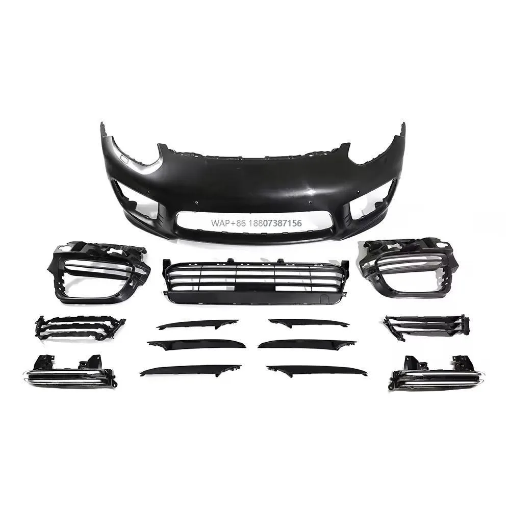 

New High Quality Upgrade Body Kit for 2014-2016 for for 970.2 Front/Rear Bumpers Made of PP Material Turbo Style