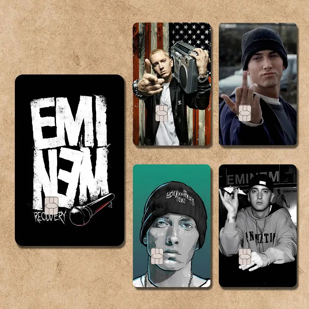 Rapper E-Eminem Multi-Scene Long-Lasting Card Stickers Credit Bus Bank Metro Decal