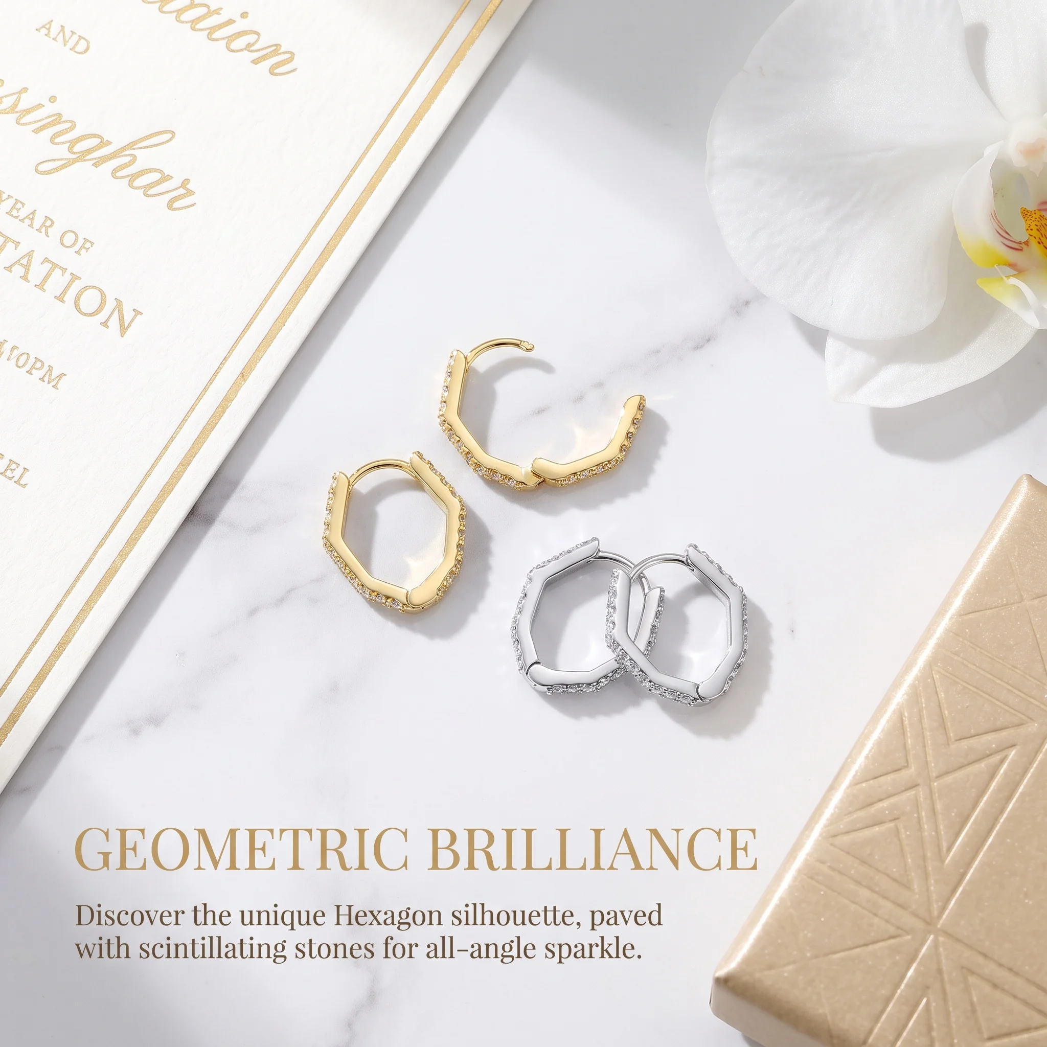 925 pure silver fashionable ear jewelry double-sided zirconia earrings for women, full of diamonds, versatile and elegant style.