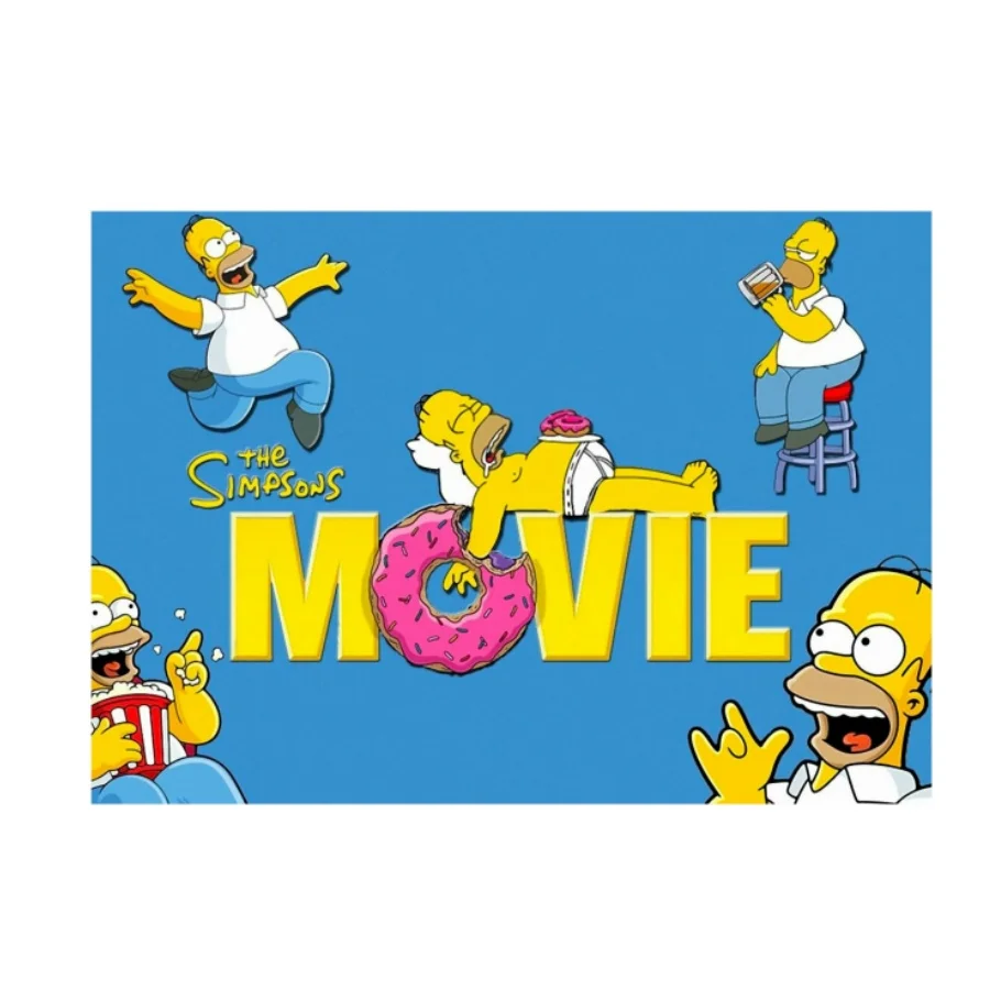 심슨 영화 직소 퍼즐 골판지/나무 108/200/300/500/1000 Pcs 성인을위한 퍼즐 어린이 선물 장난감 가족 게임