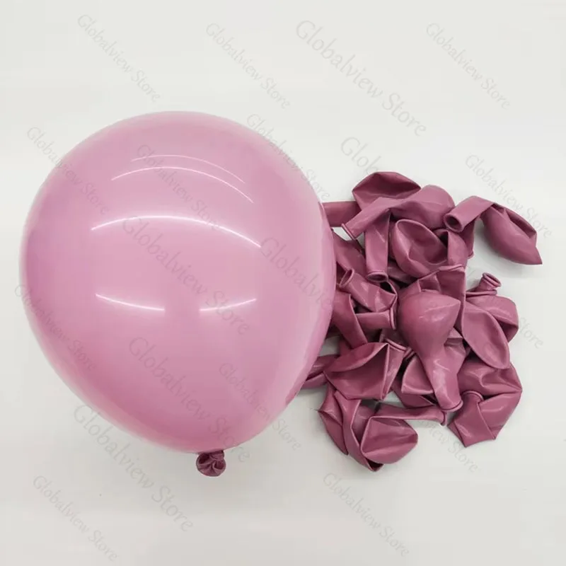 20 Stück 12/10/5 Zoll rote Latexballons Hochzeit Party Pink Rote Ballons für Geburtstag Babyparty Neujahr Weihnachten Helium Luftglobos – Detail 2