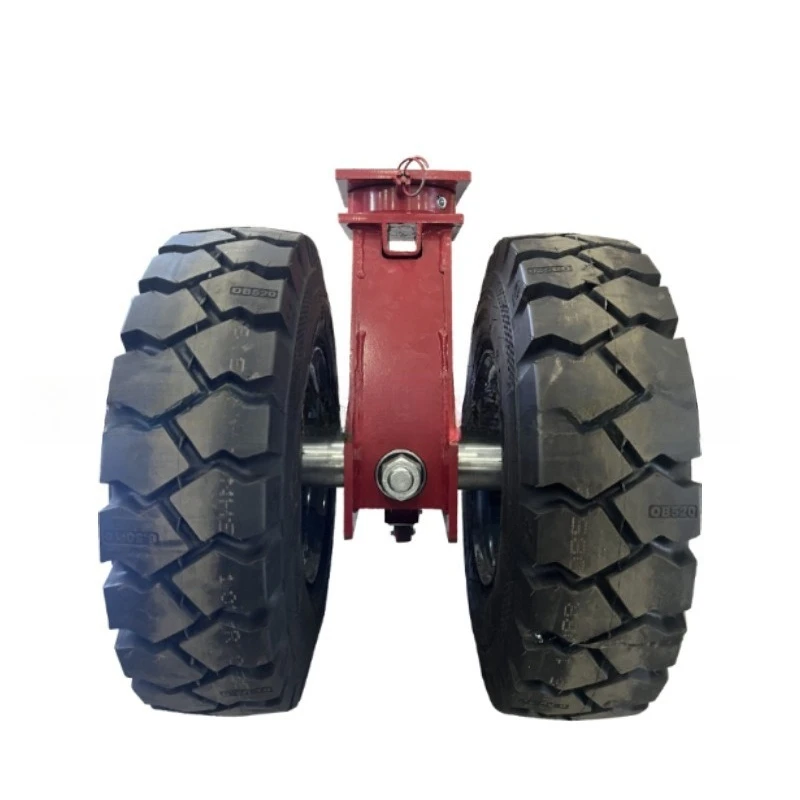22-Inch high-load container, moving wheel 8 tons inflatable rubber universal wheel c