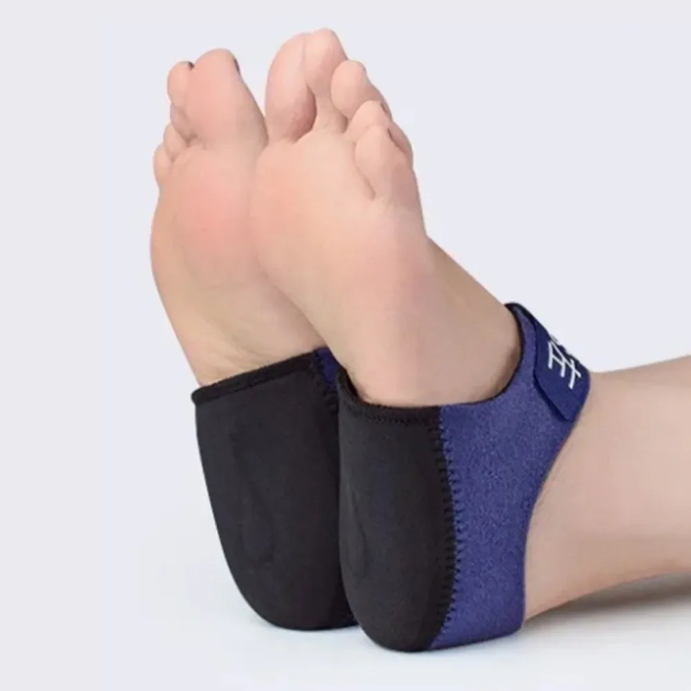 U-Shaped Silicone Gel Plantar Fasciitis Insoles Shock Absorption Adjustable Heel Spur Support Heel Cups Prevent Slipping