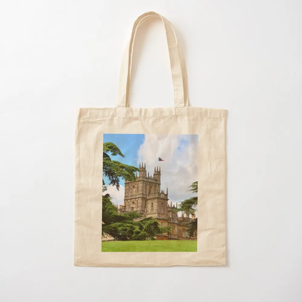 Highclere Castle Downton Abbey Hampshire England Tote Bag hand bag Woman shopper bag Canvas Tote