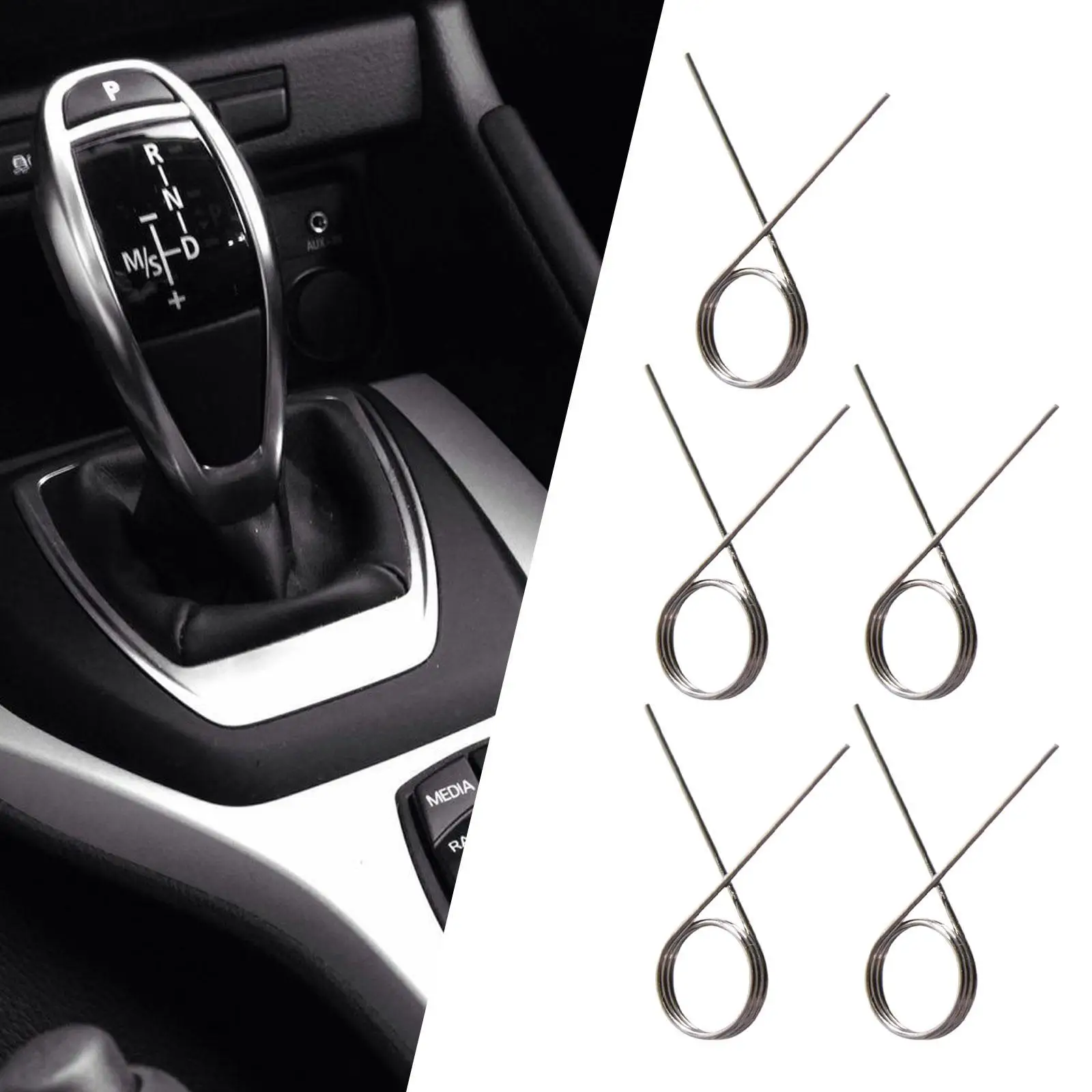 

5 Pieces Spring for Gearshift Easy to Install Steptronic Repair for BMW