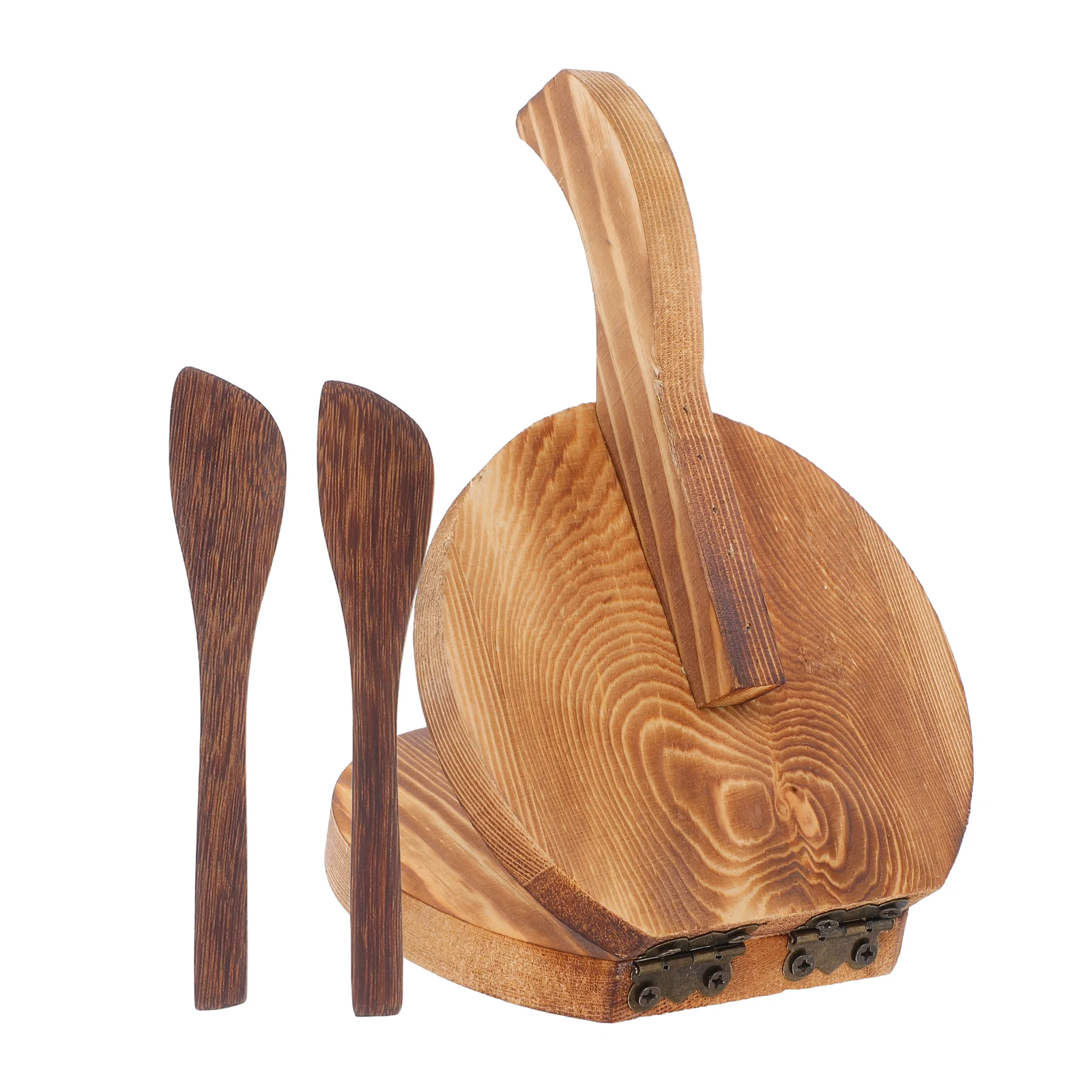 

1Set Dumpling Skin Making Tool Wooden Dough Presser Dumpling Wrapper Maker Kitchen Pressing Plate Safe