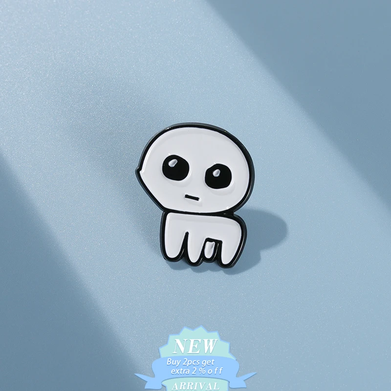 Autism Enamel Pin TBH Creature Introvert Caring For Mental Health Brooch Lapel Backpacks Badges Jewelry Gifts For Kid Adolescent