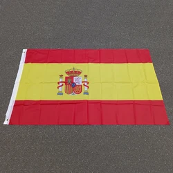 aerlxemrbrae 90x150 cm bandiera spagnola ES Espana BANDERA spagnola Super Poly calcio Indoor Outdoor per la celebrazione grande banner