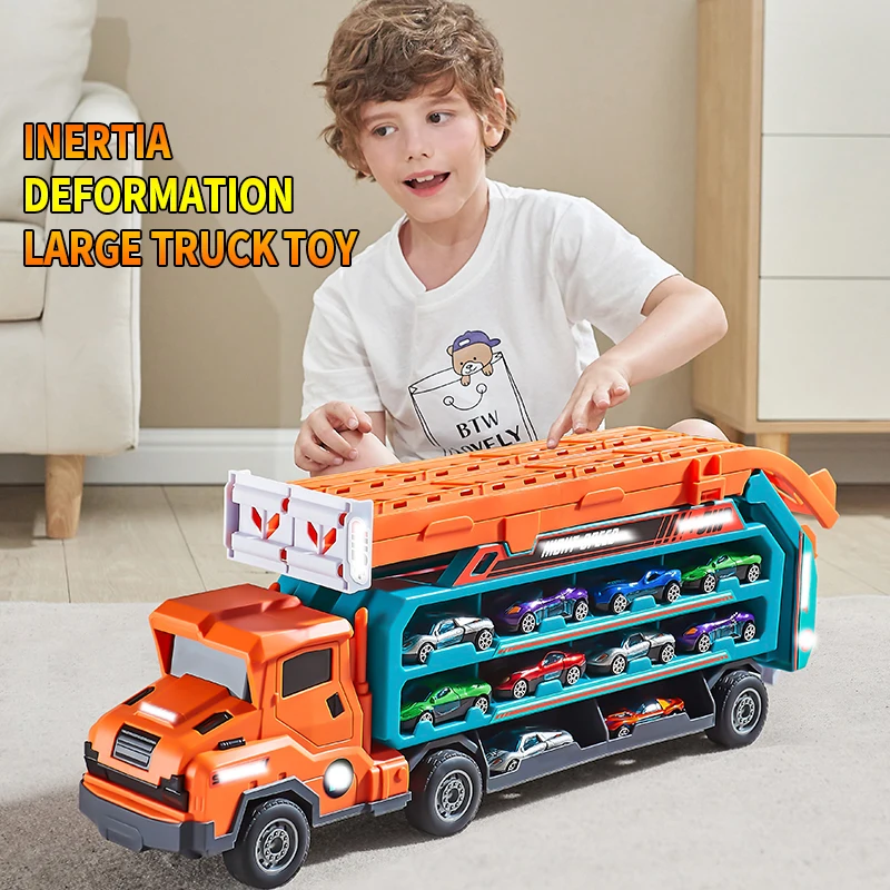 Transform track toy car combination - color box packaging - suitable for boys and girls as gifts