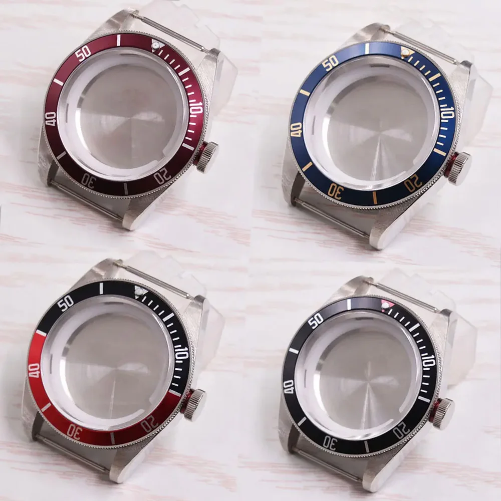 

PLANCA 41mm Watch Case Sapphire Glass Fit NH34 NH35 NH35A NH36 NH36A ETA 2824 PT5000 Movement Rotating Bezel