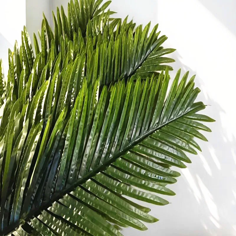 

20pcs Large Latex Fabric Artificial Plant Palm Leaf Frond Coconut Plant Tree Branch Wedding Home Furniture Decor